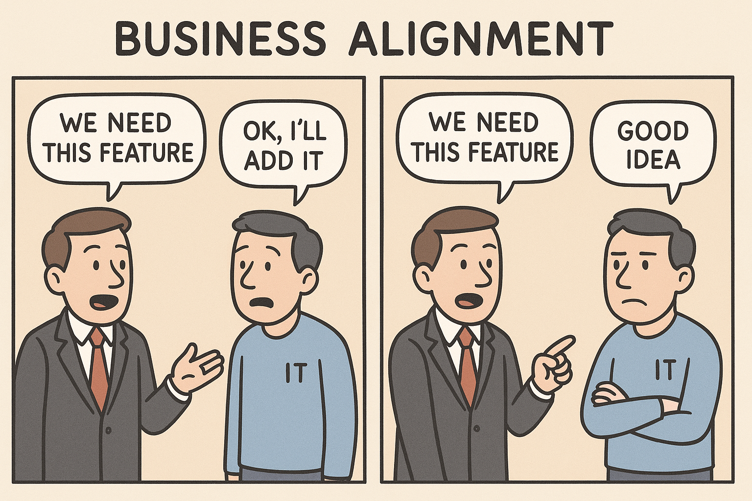 Waarom ‘business alignment’ vaak betekent dat IT haar positie heeft opgegeven