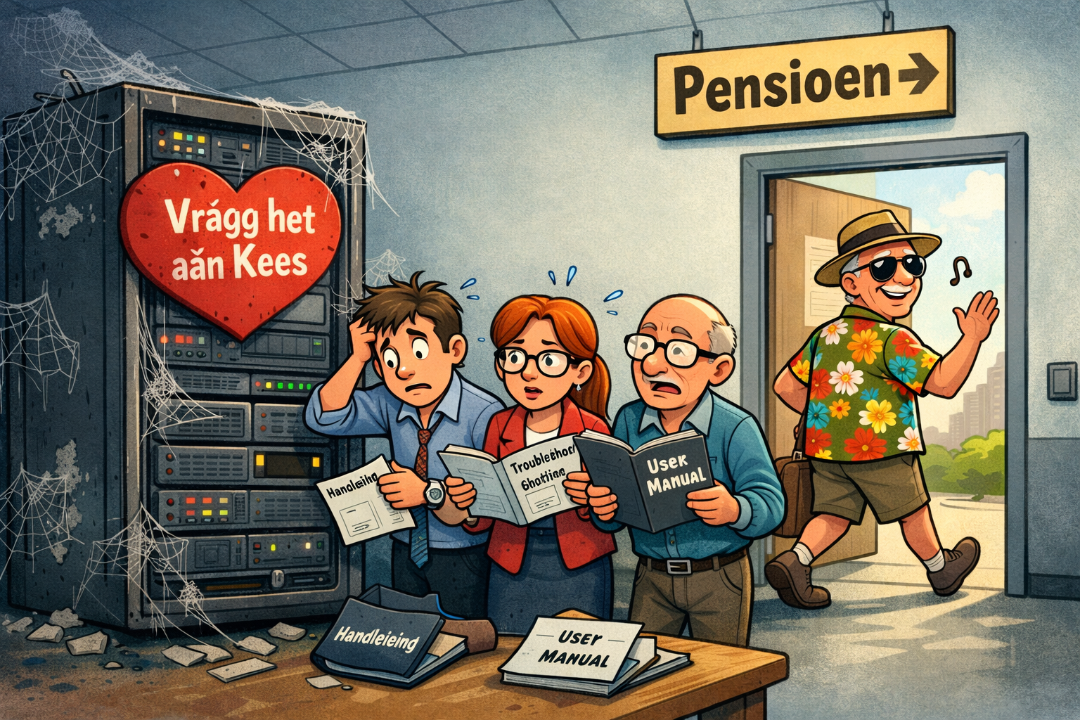 De busfactor van pensioen: hoe verloren kennis legacy software verandert in een bedrijfsrisico