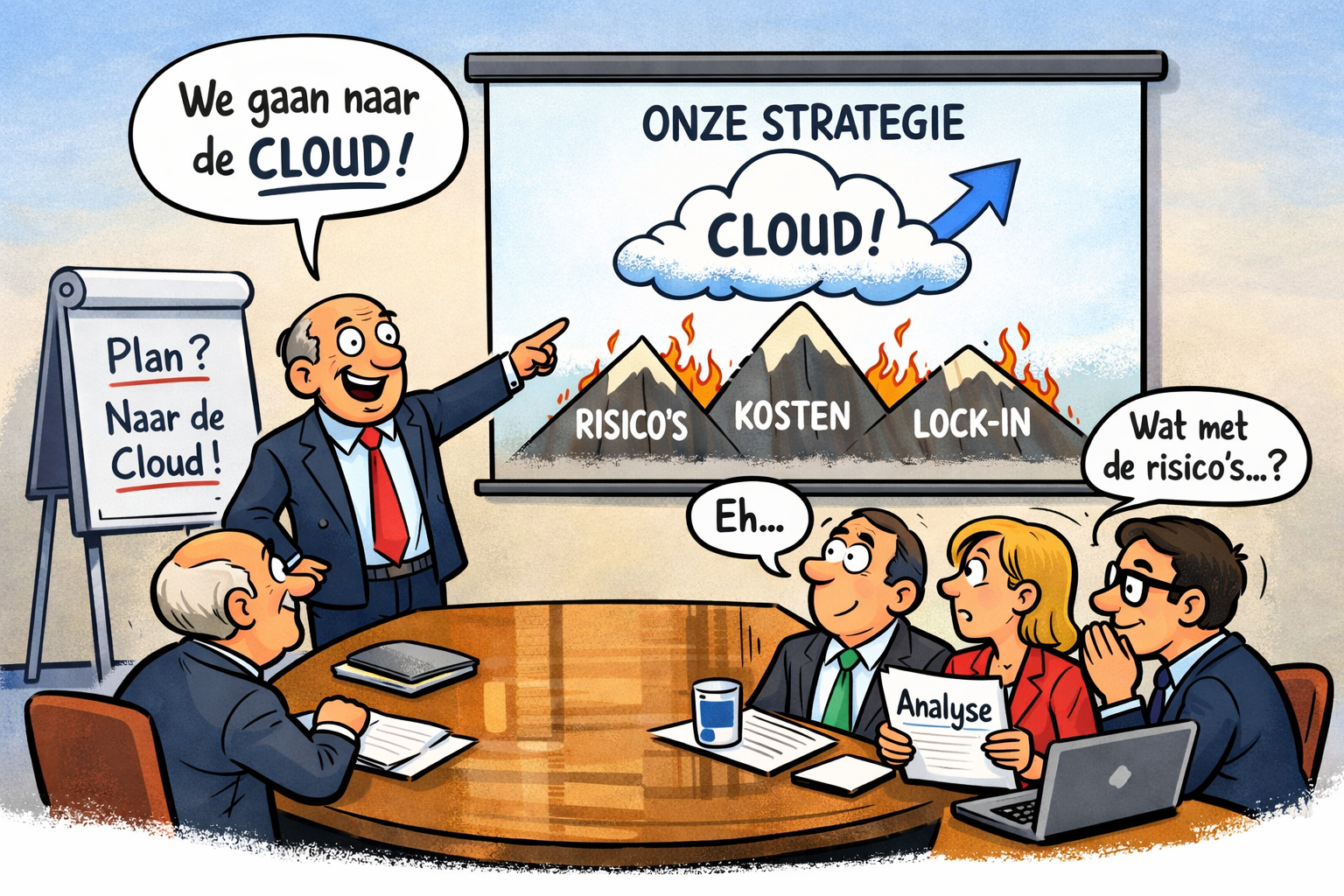 Waarom “cloud-first” vaak een managementreflex is