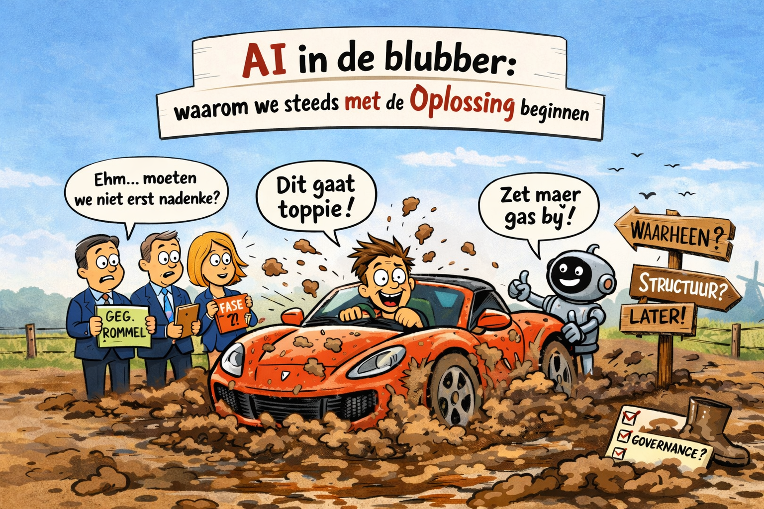 AI in de blubber: waarom we steeds met de oplossing beginnen