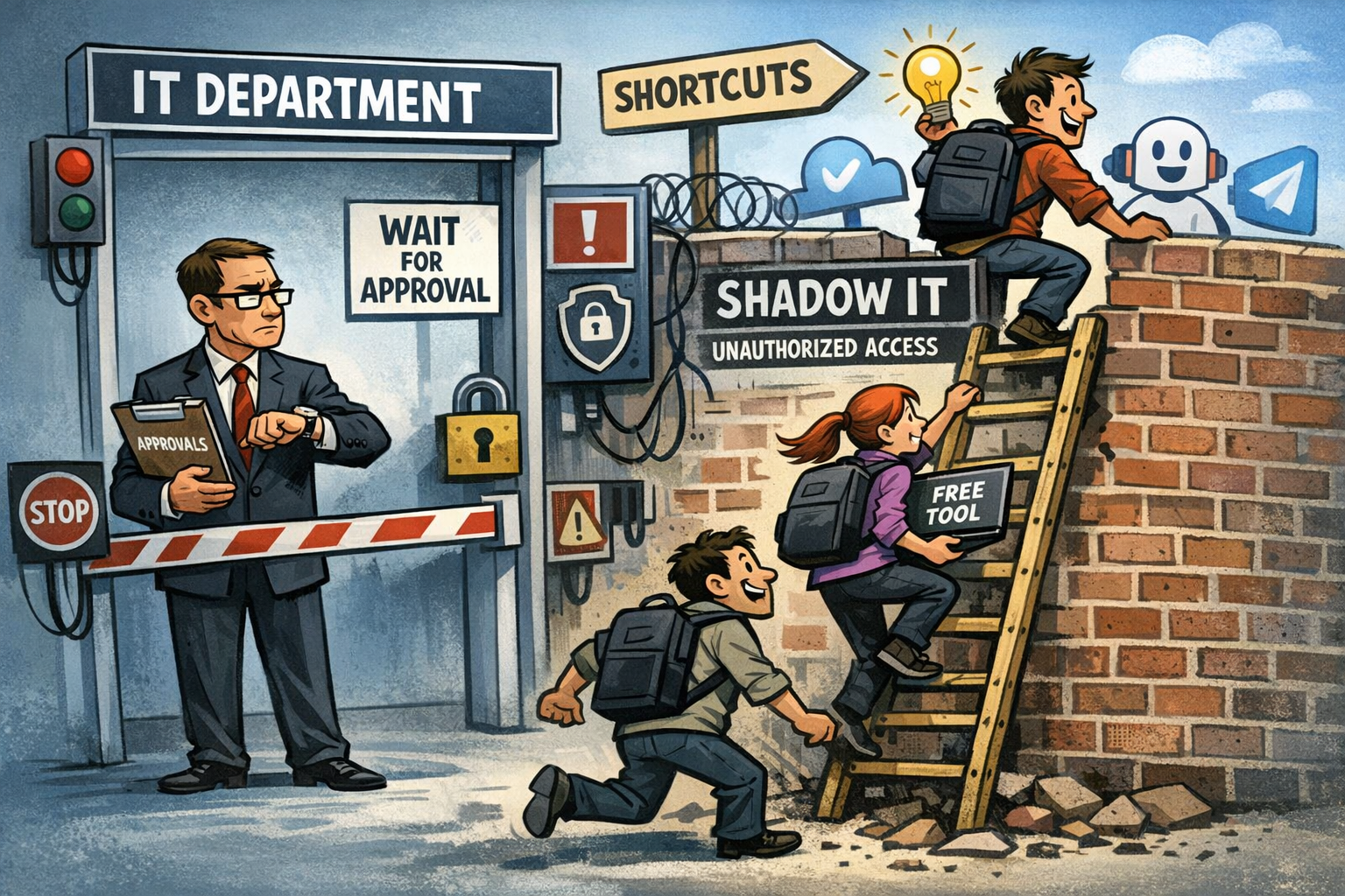 De prijs van gratis: waarom medewerkers de IT-afdeling massaal voorbijgaan