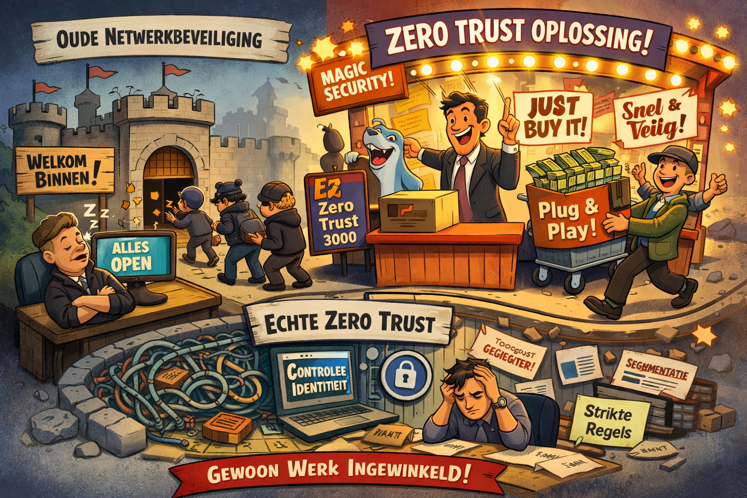 Zero Trust is geen wondermiddel, maar het einde van naïef netwerken