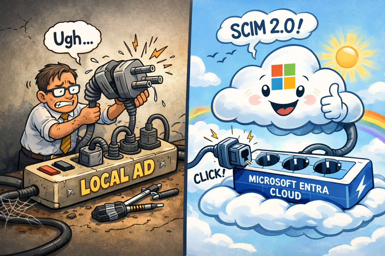 SCIM 2.0 in Microsoft Entra: de belofte, de realiteit en de olifant in je datacenter