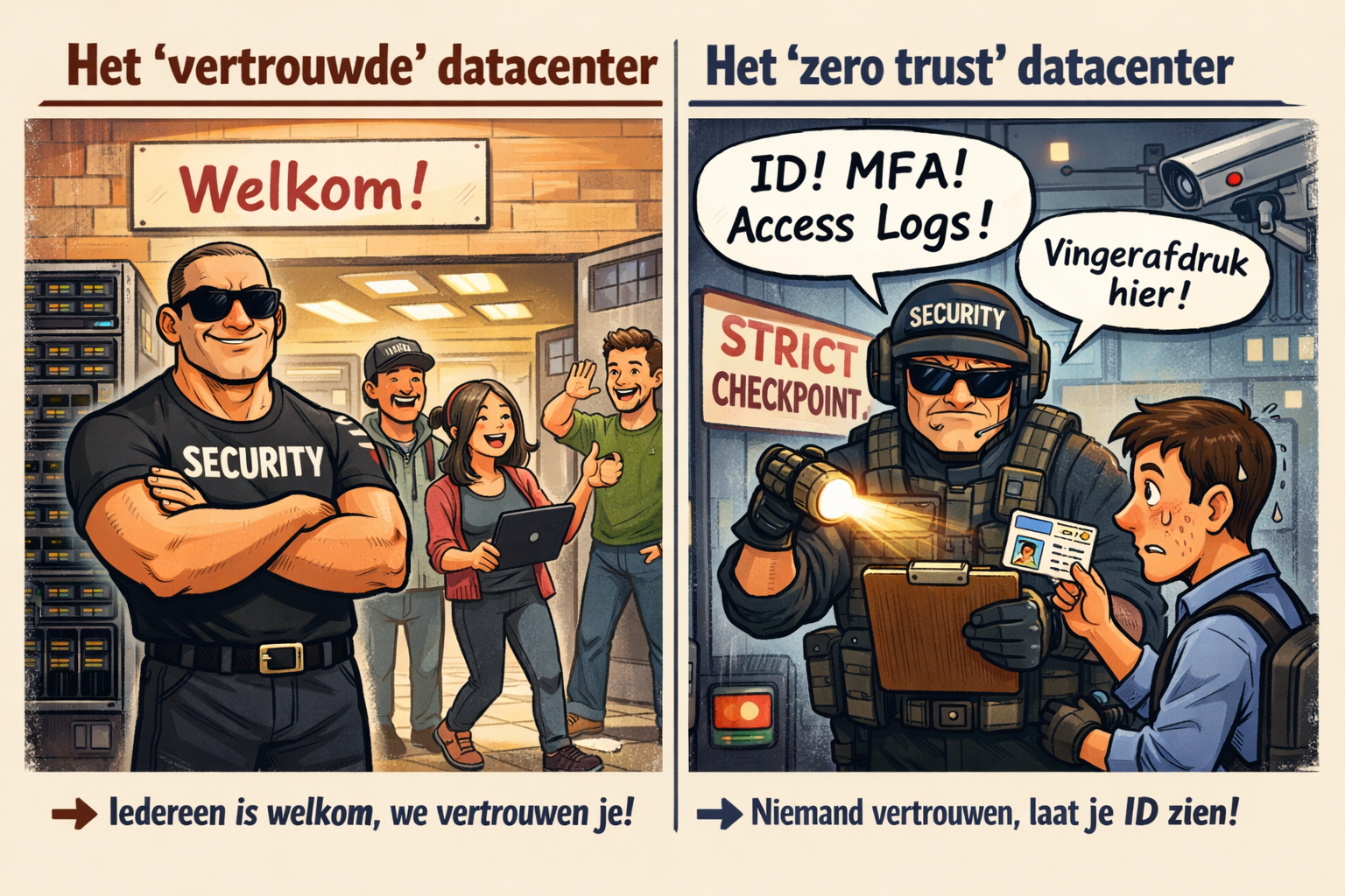 Van harde schil naar paranoïde systeem