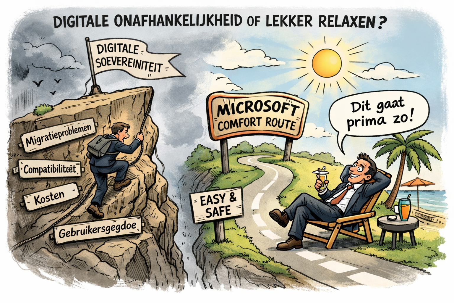 Digitale soevereiniteit is een sprookje (en we doen alsof we het geloven)