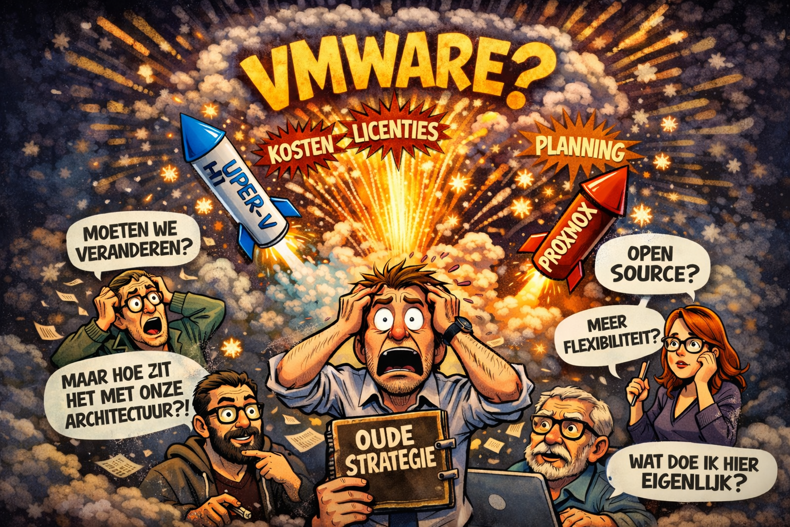 VMware is geen standaard meer. En dat is misschien wel het beste wat ons kon overkomen.