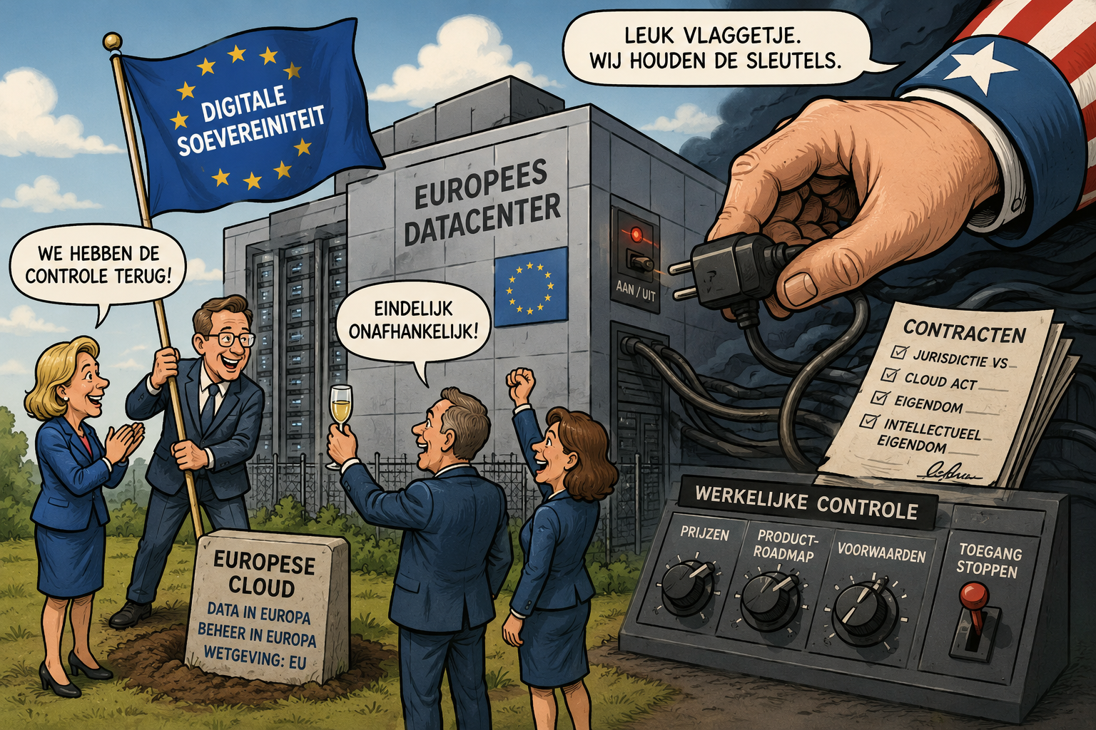 Digitale soevereiniteit? Europa verkoopt zichzelf graag een goed gevoel